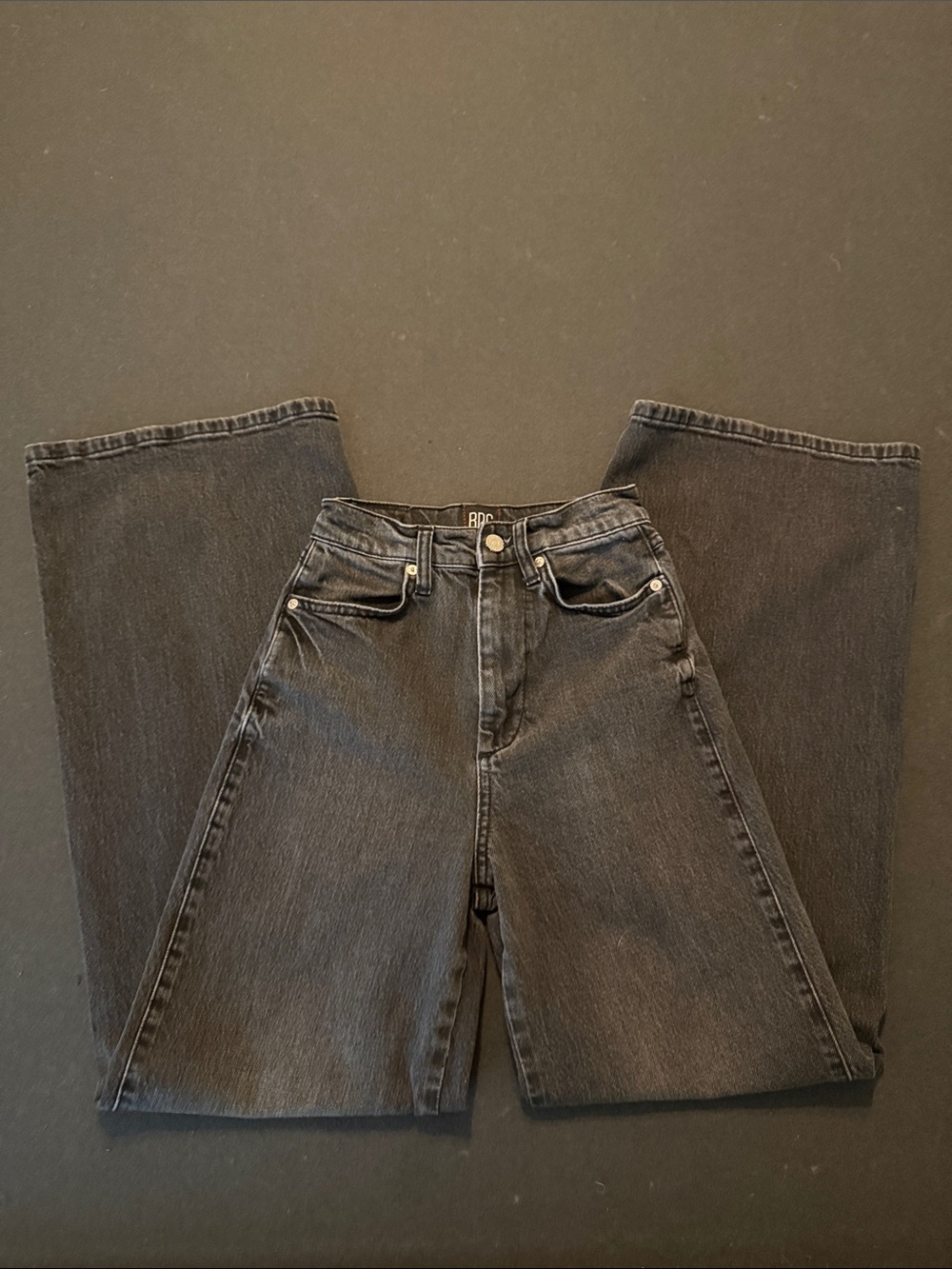 BDG Black Relaxed A Wide Jeans